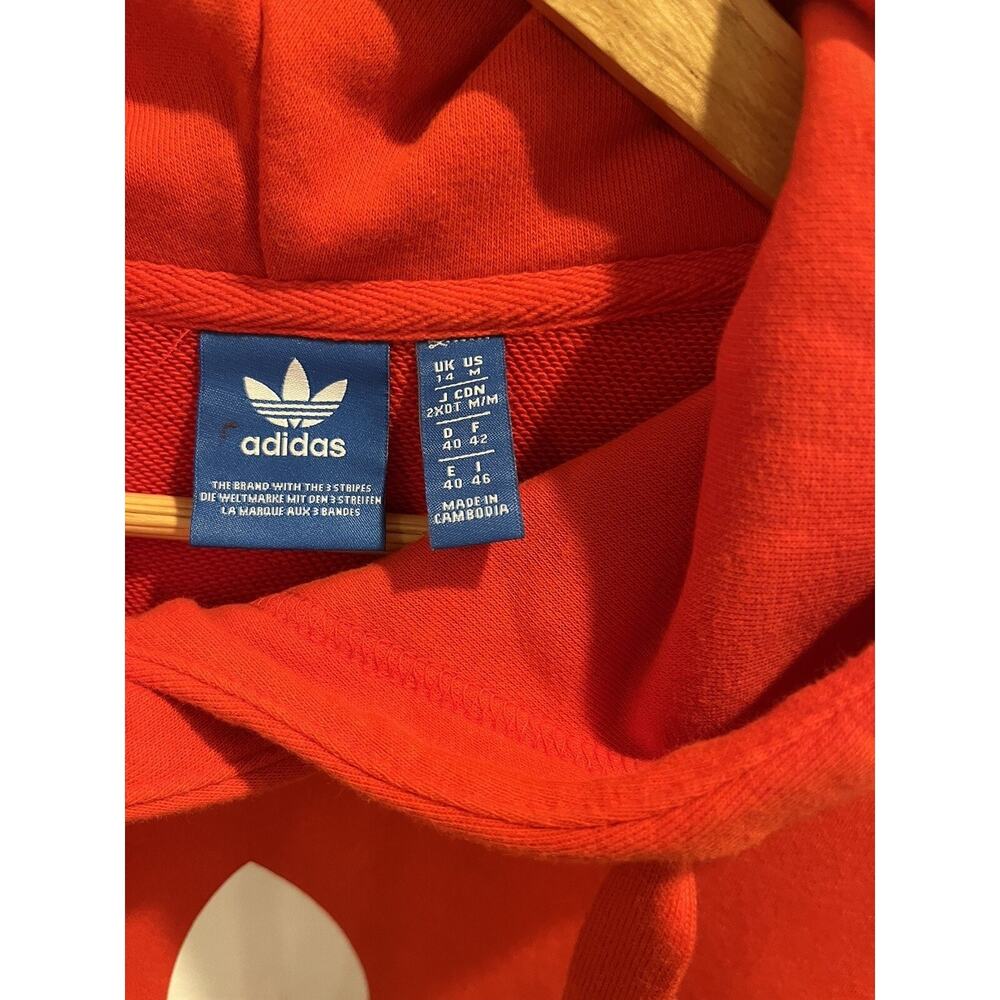 Adidas Originals Adicolor Trefoil Pullover Hoodie Womens Size M - Picture 5 of 11